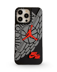 CaseNerd "Jordan Wings Black" iPhone Case