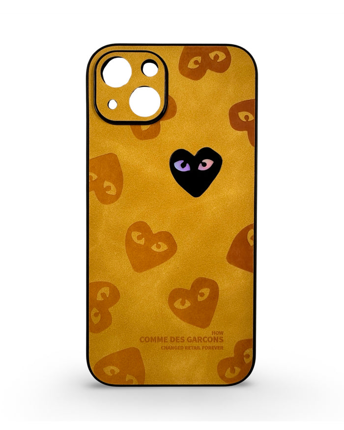 CaseNerd "Heart Yellow" iPhone Case